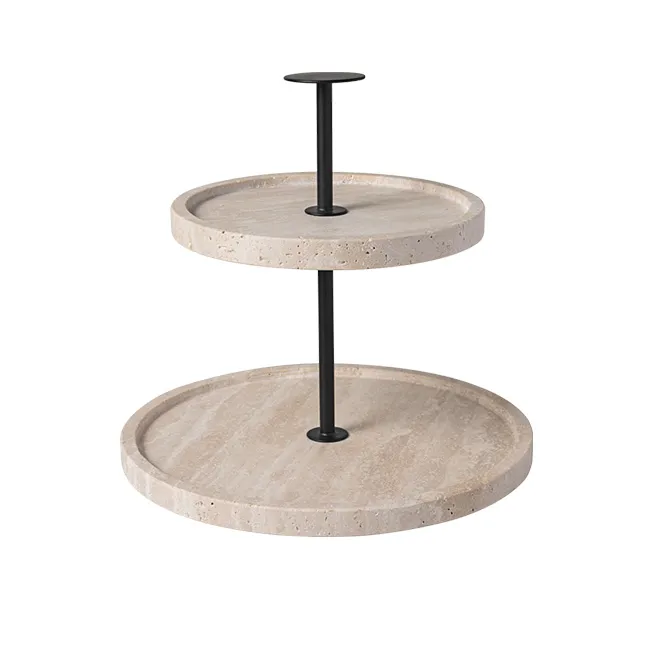 Platou cu 2 nivele MANUFACTURE TRAVERTINE