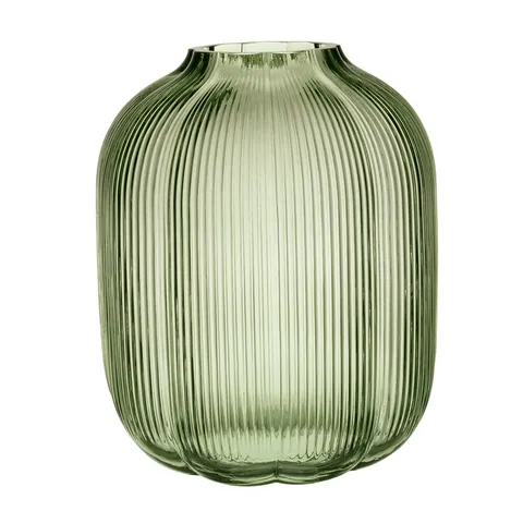 Vaza M FLEUR, 19 cm, verde