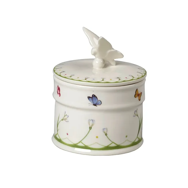 Cutie mica COLOURFUL SPRING, 11 cm, portelan