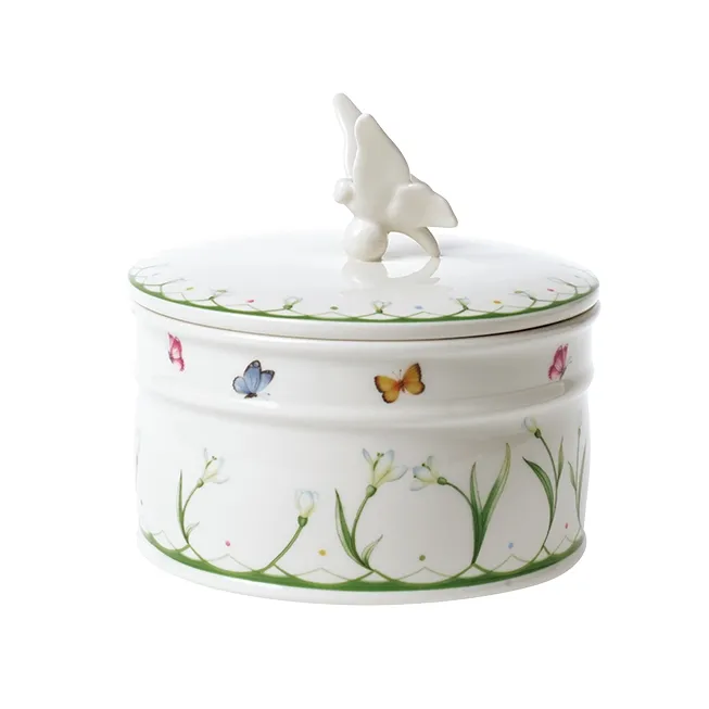 Cutie mare COLOURFUL SPRING, 17 cm, portelan