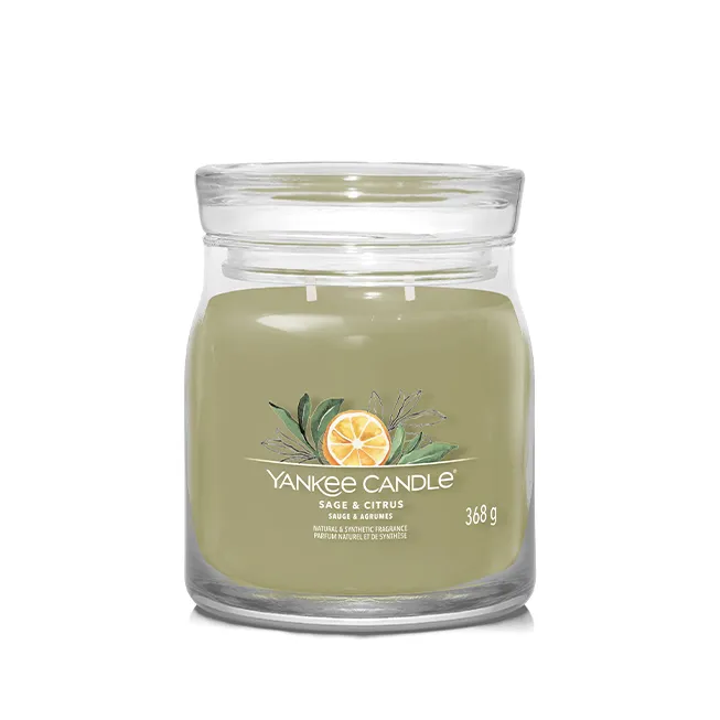 Lumanare parfumata SAGE&CITRUS, 368 GR