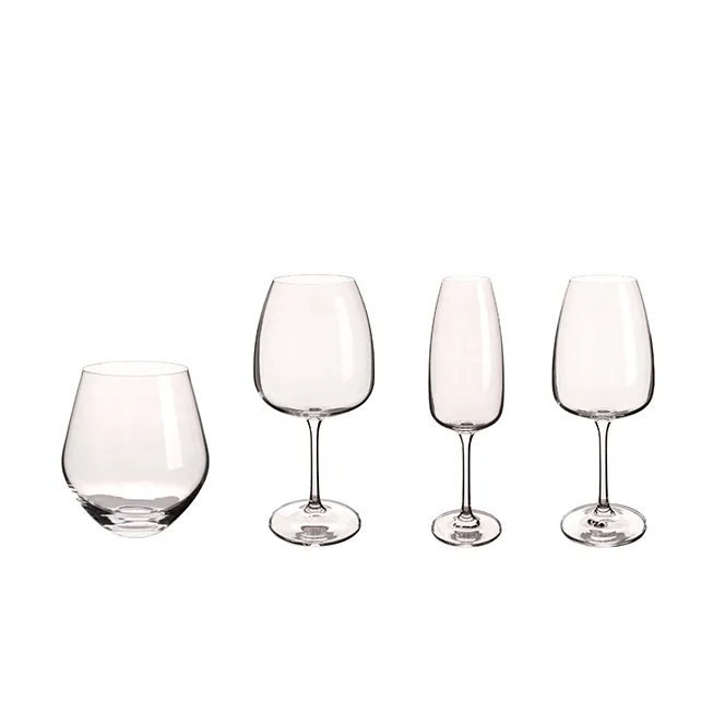 Set 16 pahare FASCINO, sticla cristalina