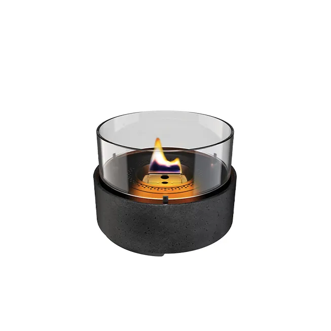 Lumanare ambientala L TENDERFLAME negru lava