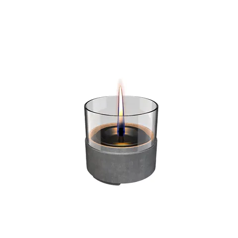 Lumanare ambientala TENDERFLAME gri concrete