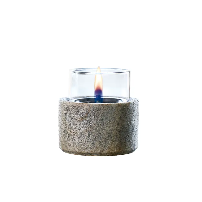 Lumanare ambientala M TENDERFLAME gri slate