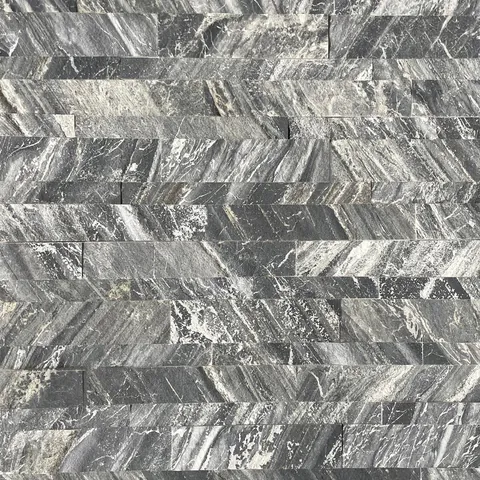 Marmura Flexibila SKIN Panel 3D Express - Brazil White, 60x15 cm, Autoadeziv 3M pt. Placari Interioare Mobilier, Pereti