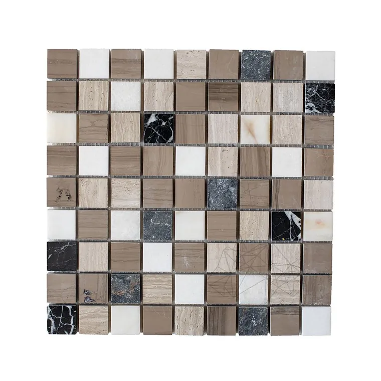 Mozaic Mix Marmura Polisat, 3 x 3 cm