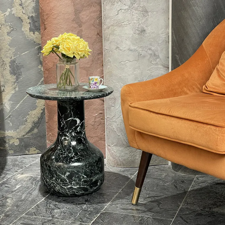 Masa Laterala Moon Marmura Tinos