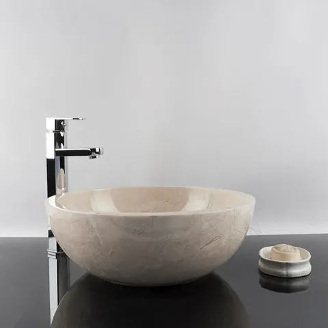 Chiuveta Matia marmura Light Beige RS-5, 42 x 15 cm