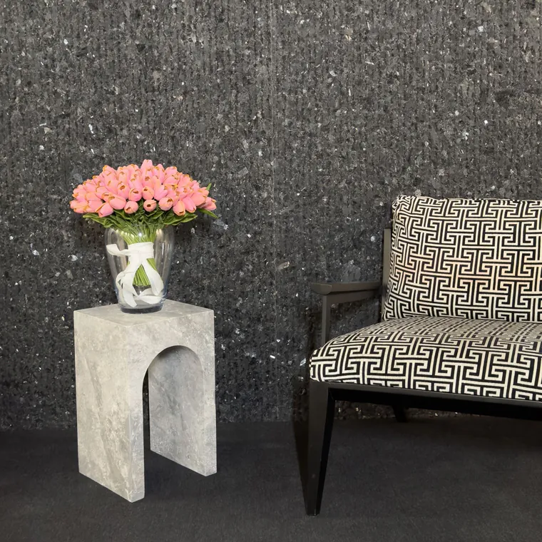 Masa Laterala Archy Marmura Tundra Grey