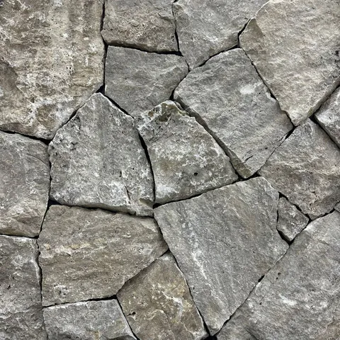 Travertin Poligonal Rock Face Silver
