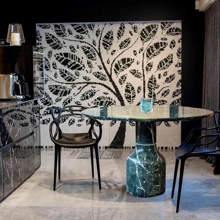 Masa Dining Moon Marmura Tinos