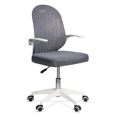 Scaun de birou copii din mesh gri, modern si rotativ OFF 330