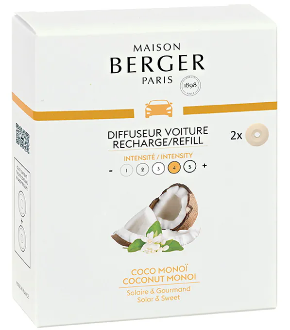 Rezerve ceramice odorizant masina Maison Berger Coconut Monoi 2piese