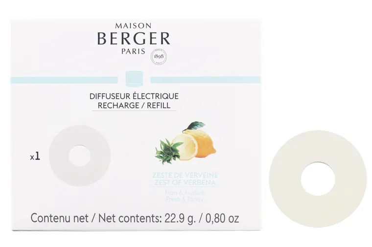 Rezerva ceramica pentru difuzor electric Maison Berger Nomade Zeste de Verveine