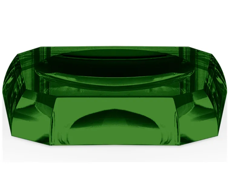 Savoniera Decor Walther Kristall KR STS 12x12cm verde