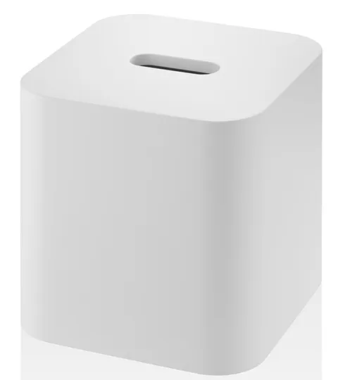 Cutie servetele Decor Walther Stone KB 14.2x13.7x13.7cm alb mat