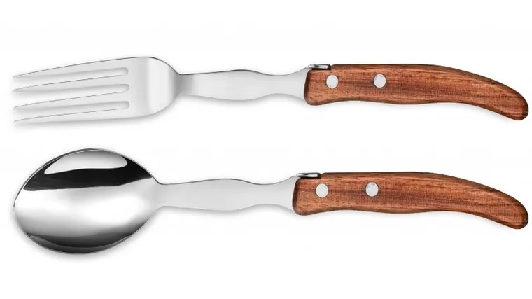 Set tacamuri Claude Dozorme Berlingot maner lemn exotic 2 piese