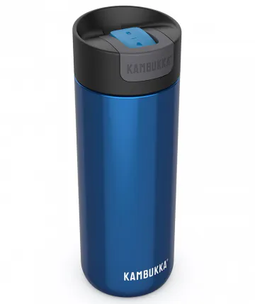 Cana termos Kambukka Olympus cu capac Switch inox 500ml Swirly Blue