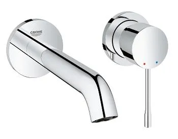 Baterie lavoar Grohe Essence New M din 2 elemente de perete montaj incastrat necesita corp ingropat