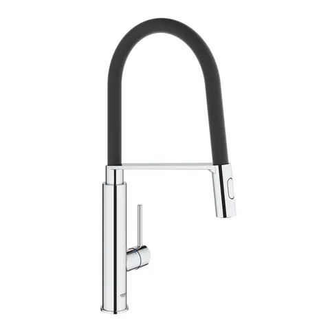 Baterie bucatarie Grohe Concetto cu pipa flexibila crom