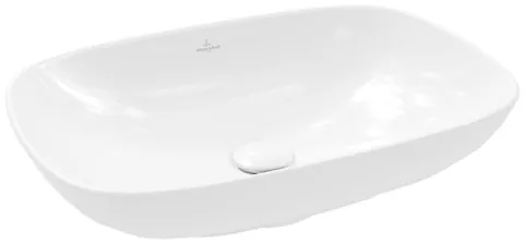 Lavoar tip bol Villeroy & Boch Loop & Friends 56x38cm cu preaplin material TitanCeram montare pe blat