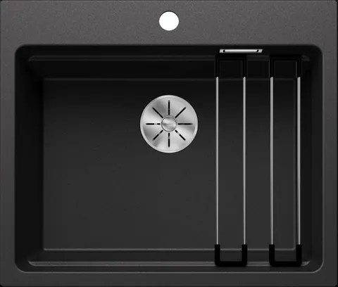 Chiuveta bucatarie Blanco Etagon 6 600x510mm 2 sine glisante Silgranit antracit