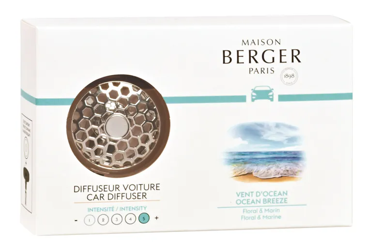 Set odorizant masina Maison Berger Vent d'Ocean + rezerva ceramica