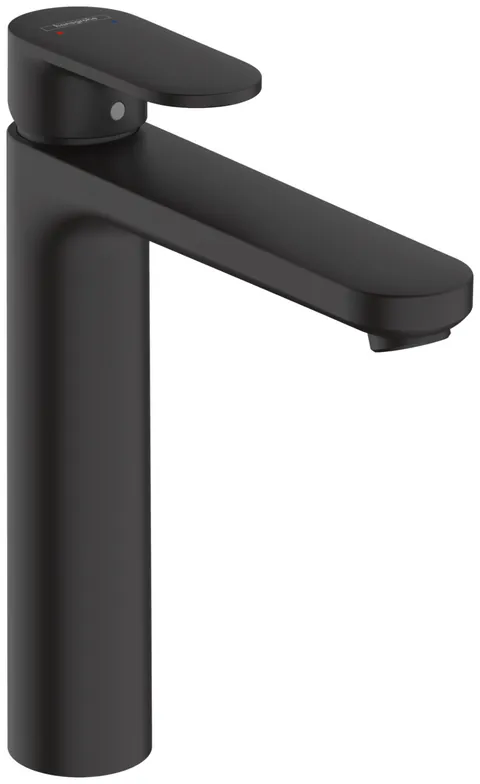 Baterie lavoar Hansgrohe Vernis Blend 190 pentru lavoar tip bol fara ventil negru mat