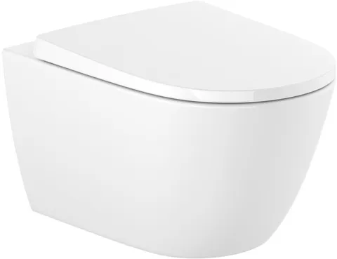 Vas WC suspendat Roca Ona Rimless 53x36cm alb
