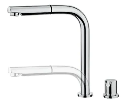Baterie bucatarie Teka AUK 983 cu pipa extractibila pentru montare sub fereastra EXPUS