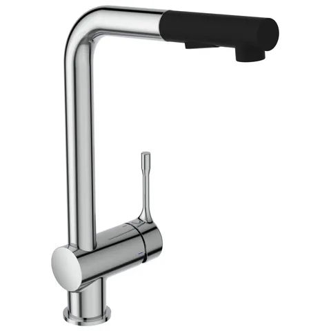 Baterie bucatarie Ideal Standard Ceralook BlueStart cu dus extractibil Silver Storm EXPUS