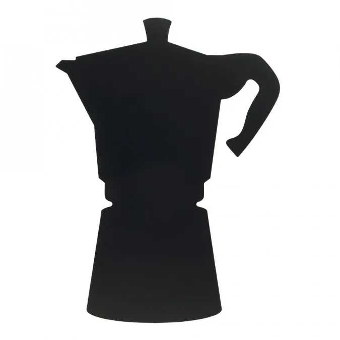 Tabla de scris autoadeziva Securit Silhouette Moka 39x29x0 3cm include marker creta negru