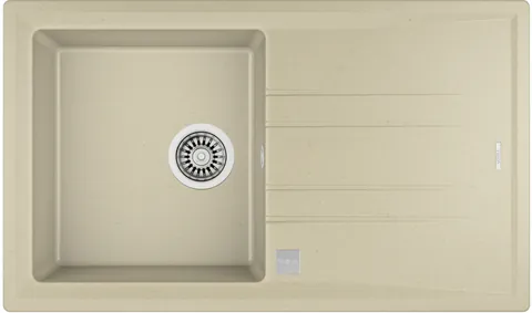 Chiuveta bucatarie Teka Stone 50B TG 1B 1D TB 860x510mm tegranit TopasBeige