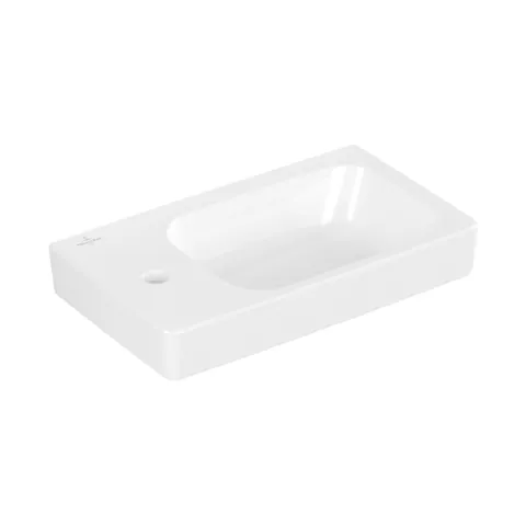 Lavoar asimetric Villeroy & Boch Architectura 48x27.5cm Alb Alpin