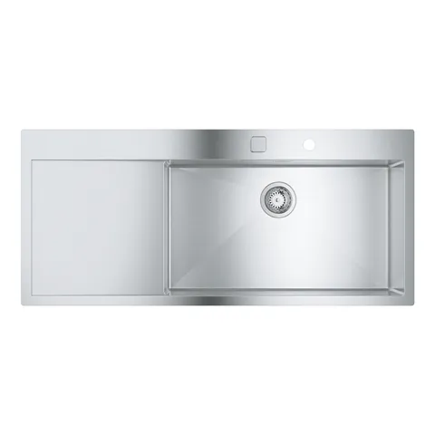 Chiuveta bucatarie Grohe K1000 80 -S 116/52 1.0 rh 1160x520 mm picurator stanga inox