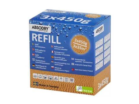 Rezerva absorbant umiditate AbsoDry 3x450g