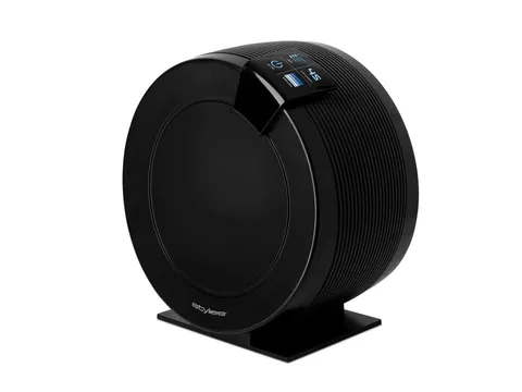 Airwasher Aquarius negru umidificator si purificator aer, 7,2 litri/zi, panou control, higrostat, suprafata 50mp