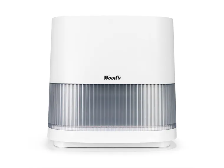 Umidificator cu evaporare Woods Geneva 6 ani garantie, 21,6 litri/zi, 50 mp, 4 trepte viteza