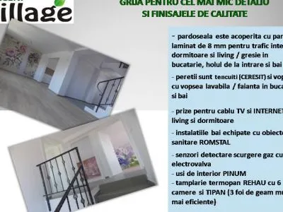 Vila Moderna 2014 cu 4 camere FINISATA 100% 68.500Eur