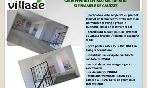 Vila Moderna 2014 cu 4 camere FINISATA 100% 68.500Eur