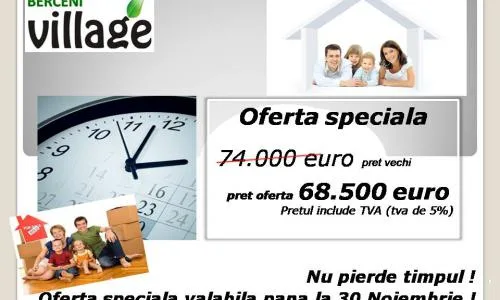 Vila Moderna 2014 cu 4 camere FINISATA 100% 68.500Eur