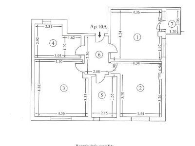Apartament 3 camere decomandat, mobilat şi utilat în Baziles