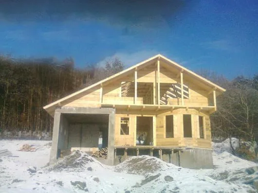 Case din lemn masiv - Comuna Bistra / Alba