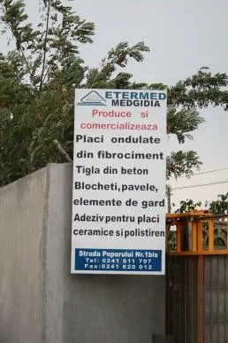 Medgidia - Placi din fibrociment,tigle din beton