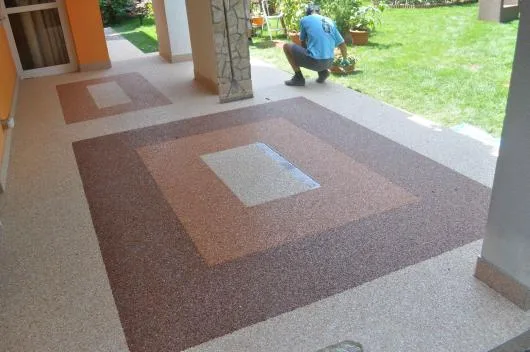 Pavaje decorative - covor piatra naturala - beton amprentat - rasini epoxidice - Iasi
