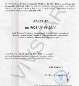 Instalatii electrice - instalatii de securitate - CCTV - Ramnicu Valcea