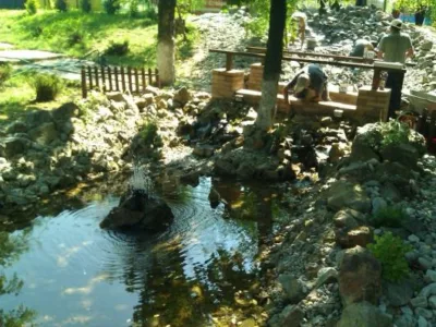 Tomesti / Iasi - Amenajari gradini - impaduriri - mobilier urban