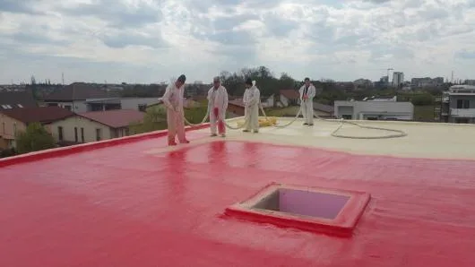 Termoizolatie cu spuma poliuretanica - Draganesti / Prahova