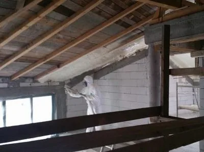 Termoizolatie cu spuma poliuretanica - Draganesti / Prahova